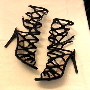 Derek Heart Strappy Heels